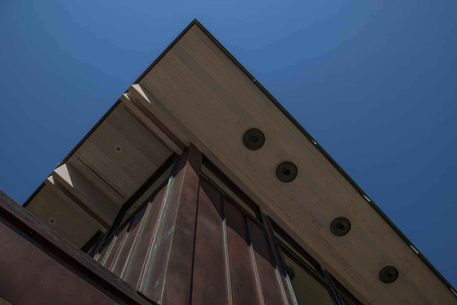 QB Corporation's Ridge, Rafter Glued laminated timber and Columns The East Avenue House