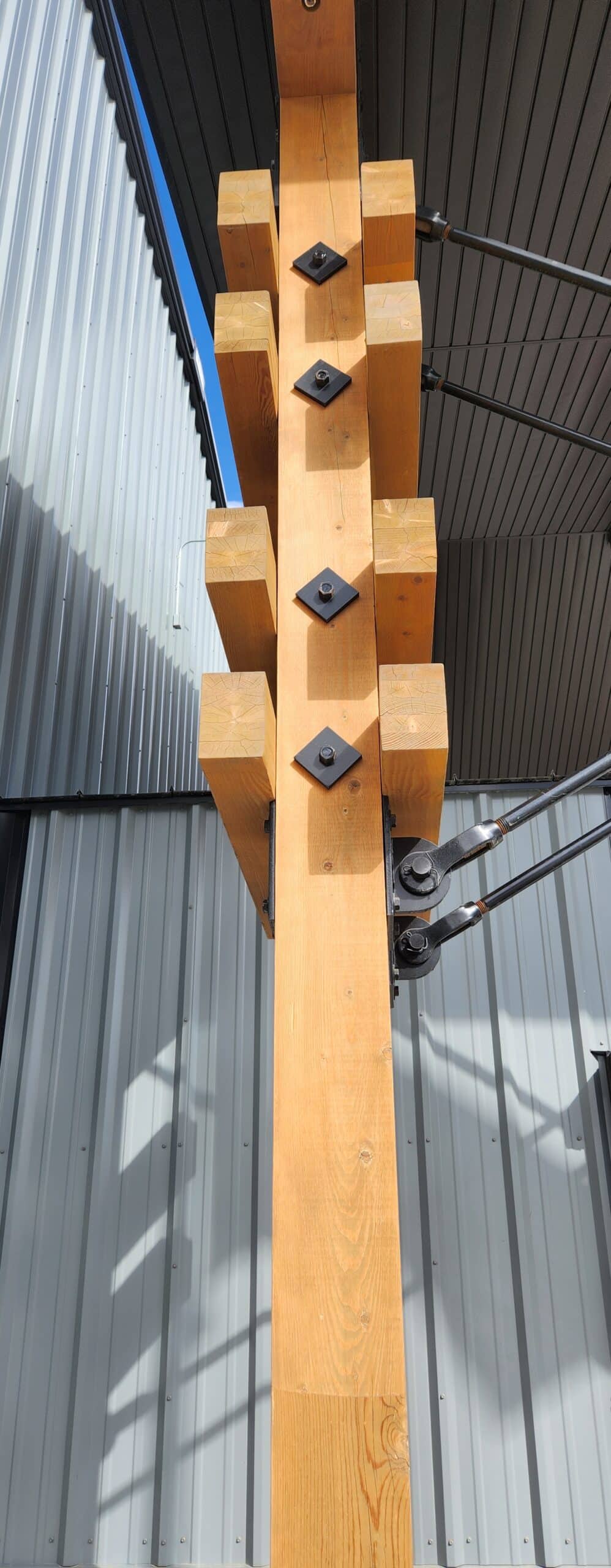 Custom Glued laminated timber and Columns in The Nep & Mary Ellen Lynch Center